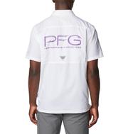 LSU Columbia PFG Slack Tide Camp Shirt